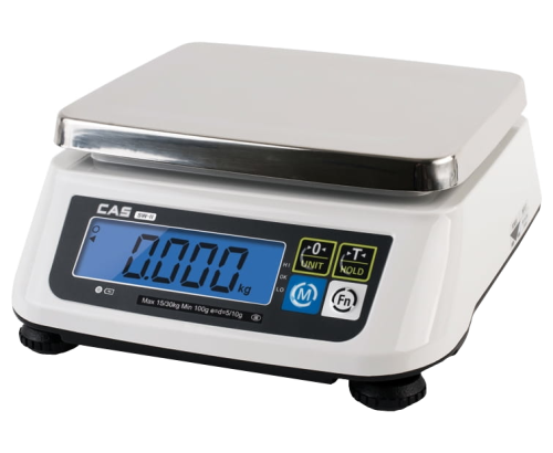 SW-II CR06 RS232 Legalizowana waga kontrolna CAS [3/6kg-1/2g][18,7x22,6cm] 2