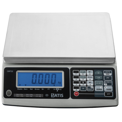 CWT-22 Legalizowana waga licząca sztuki SATIS [3/6kg-1/2g][22x31cm] 2