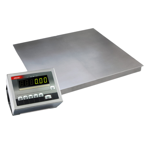4BA3000N-D2 Waga platformowa nierdzewna Axis [3t/1kg][1,5x1,5m] 2