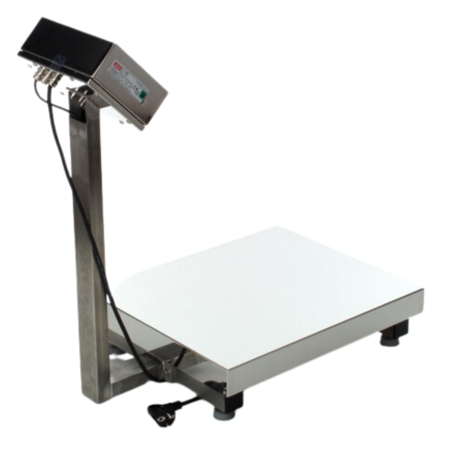 BA/N-A5 Waga pomostowa nierdzewna AXIS [15-150kg/5-50g][40x40cm]  2