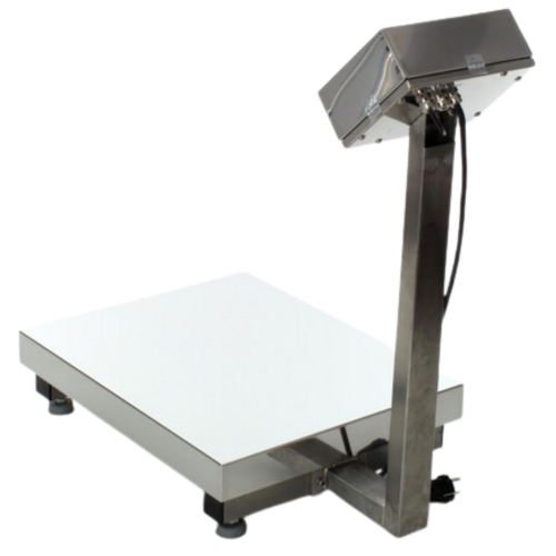 BA/N-A8 Waga pomostowa nierdzewna AXIS[30-300kg/5-50g][60x50cm] 2