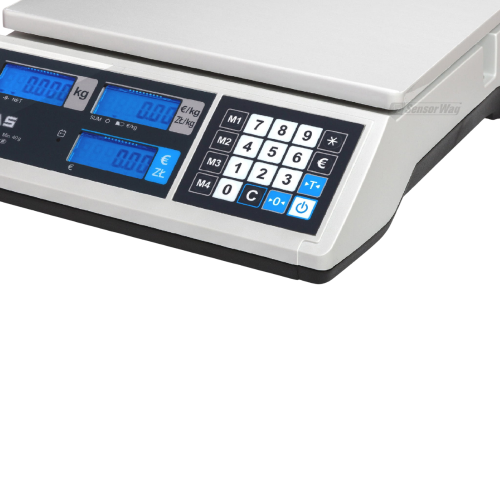 ER JUNIOR 15B RS Legalizowana waga sklepowa CAS [6/15kg-2/5kg][29x20,9cm] 2