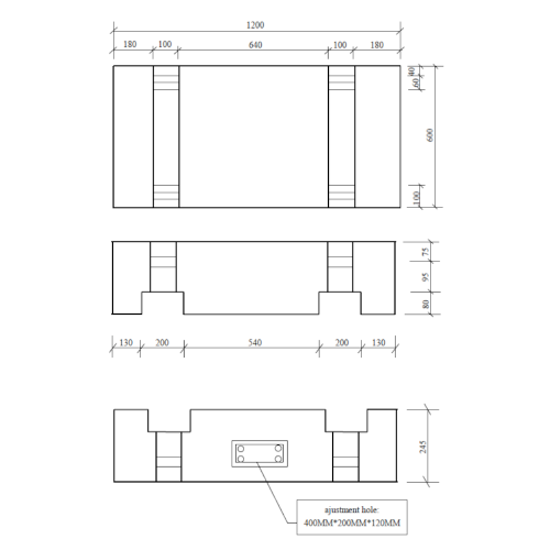 Wzorzec masy żeliwny M1 1000kg 2