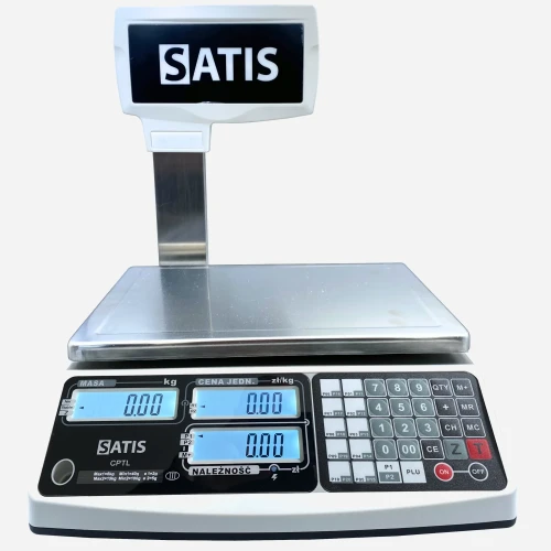 CPTL Legalizowana waga sklepowa SATIS [6/15kg] 2