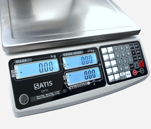 CPTL Legalizowana waga sklepowa SATIS [15/30kg] 5