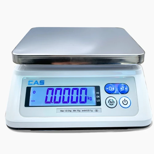 SWN-15CC RS Legalizowana waga kontrolna CAS [6/15kg-2/5g][19,2x23,9cm] 2