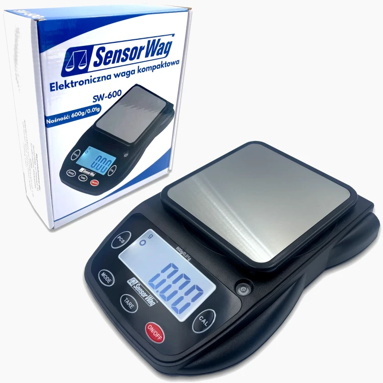 SW600 Waga kompaktowa kieszonkowa [600g/0,01g] 8