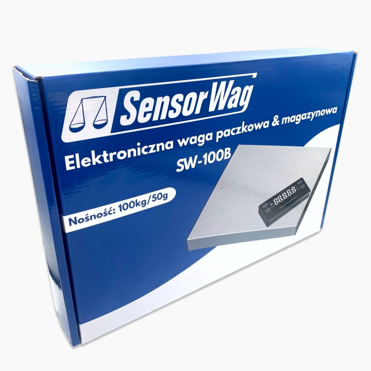 SW-100B Waga magazynowa, paczkowa [100kg/50g][40x50cm] 14