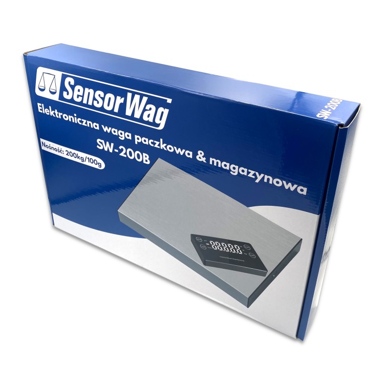 SW-200B Waga magazynowa, paczkowa [200kg/100g][293x353mm] 14