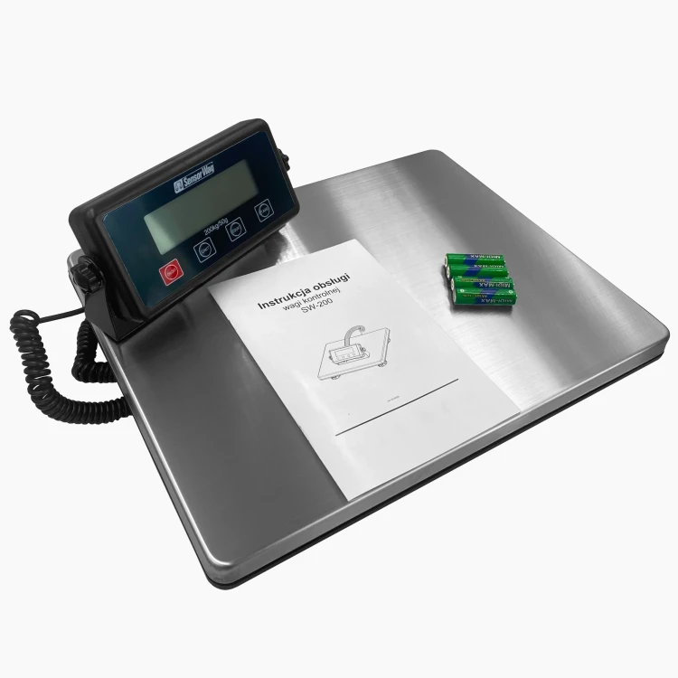 SW-200 Waga magazynowa do paczek [200kg/50g][388x305mm] 5