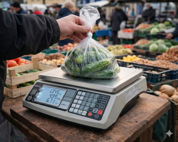 CPT-20 Legalizowana waga sklepowa SATIS [15/30kg] 4