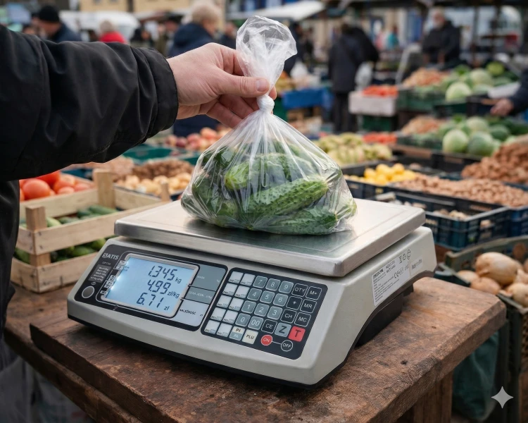 CPT-20 Legalizowana waga sklepowa SATIS [6/15kg] 12