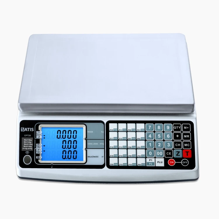 CPT-20 Legalizowana waga sklepowa SATIS [15/30kg] 8