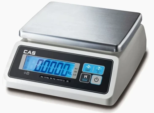 SW-II 3W Legalizowana, wodoodporna waga kontrolna CAS [1,5/3kg-0,5/1g][19,2x23,7cm] 1