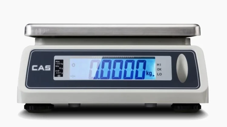 SW-II 3W Legalizowana, wodoodporna waga kontrolna CAS [1,5/3kg-0,5/1g][19,2x23,7cm] 2