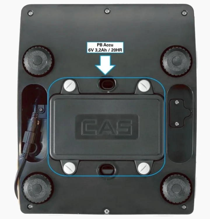 SW-II 3W Legalizowana, wodoodporna waga kontrolna CAS [1,5/3kg-0,5/1g][19,2x23,7cm] 3