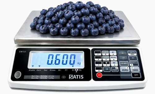 CWT-22 Legalizowana waga licząca sztuki SATIS [3/6kg-1/2g][22x31cm] 1