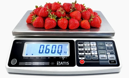 CWT-22 Legalizowana waga licząca sztuki SATIS [1,5/3kg-0,5/1g][22x31cm] 1