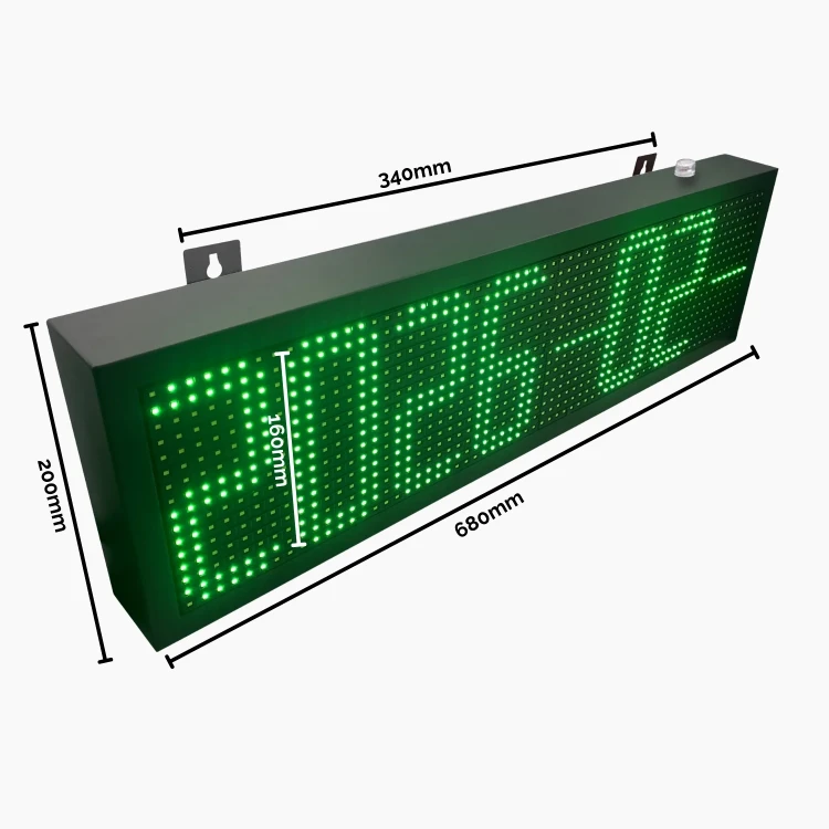 Wyświetlacz zewnętrzny z czujnikiem optycznym Keli FX-7O-GREEN 6