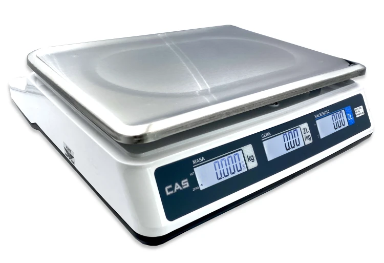 PR2N-15CB RS232 USB Legalizowana waga sklepowa CAS [6/15kg-2/5g][32,2x21,2cm] 6