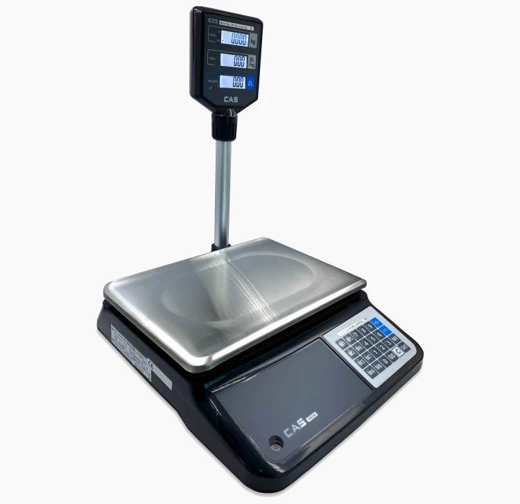 PR-II 15CP RS232 USB Legalizowana waga sklepowa CAS [6/15kg-2/5g][32,2x21,2cm] 5