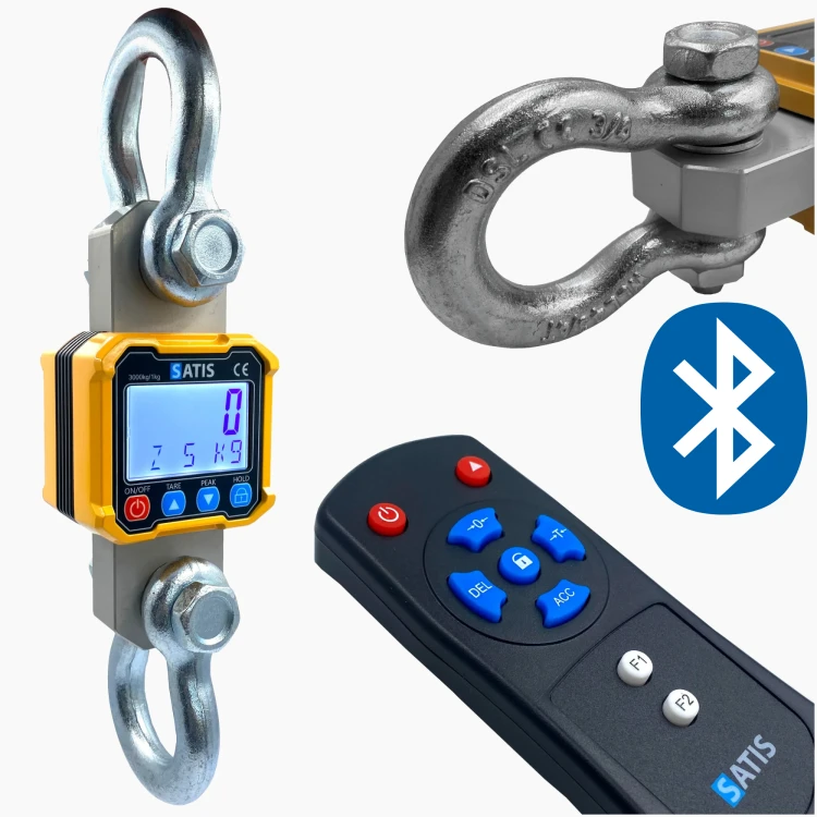OCS-Y2-BT Waga hakowa z bluetooth Satis [3t/1kg]  1