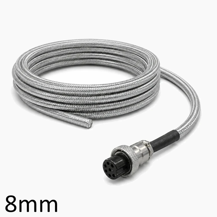 Przewód 8mm, 6 żyłowy, zabezpieczony: 5m SATIS 1