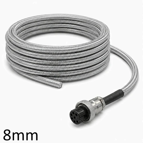 Przewód 8mm, 6 żyłowy, zabezpieczony: 10m SATIS 1