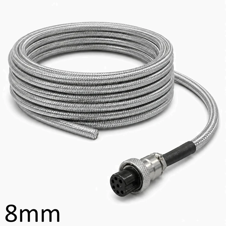 Przewód 8mm, 6 żyłowy, zabezpieczony: 10m SATIS 1