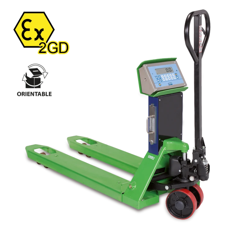 Wózek paletowy z wagą DINI ARGEO TPW EX 2GD ATEX [2t/0,2kg] 1