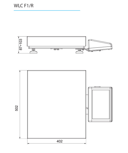 Waga precyzyjna WLC F1/R 2