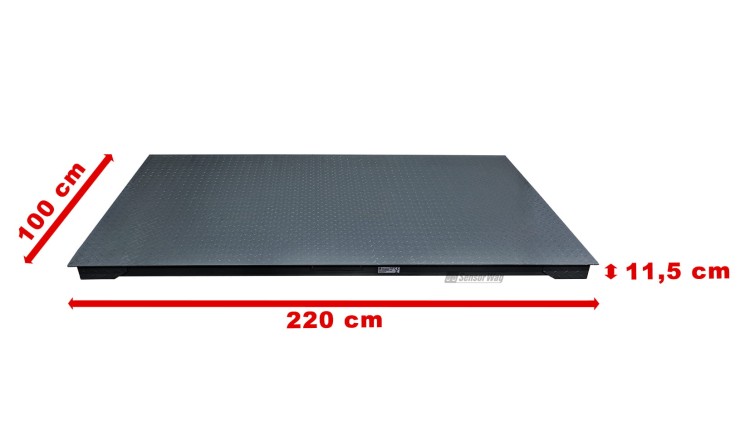 Waga inwentarzowa HE 1x2,2m 3t/1kg BW 3