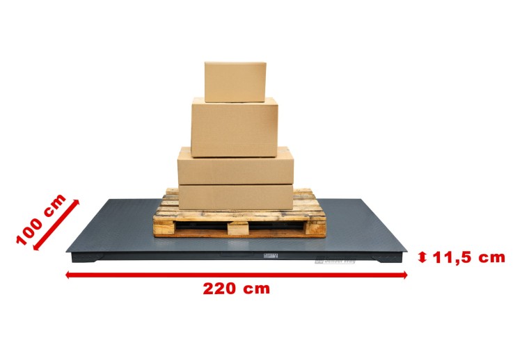 Waga inwentarzowa HE 1x2,2m 3t/1kg BW 5